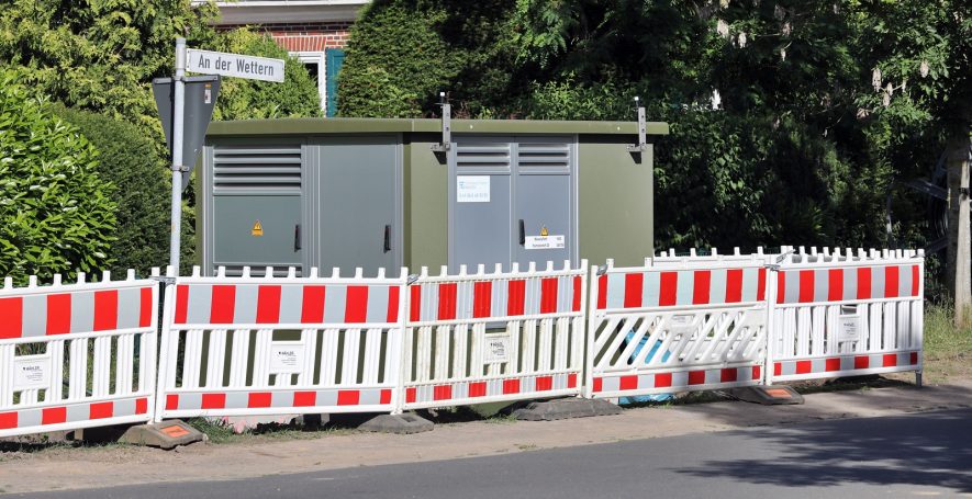 Neuer Stromkasten "An den Wettern"